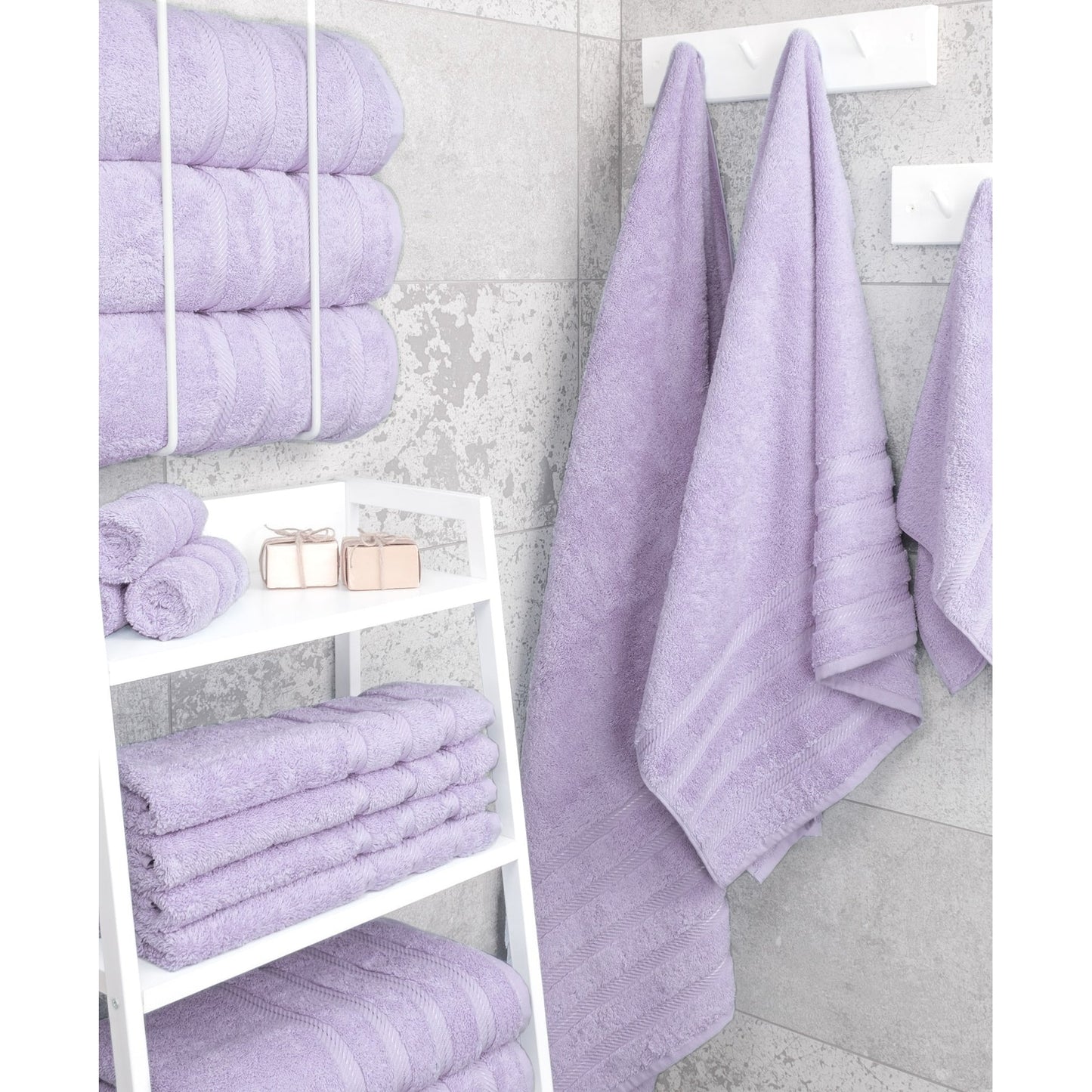 American Soft Linen 100% Cotton Turkish Bath Towels Large, 4 Pack Luxury Hotel Spa Quality Turkish Bath Towels Bathroom Sets