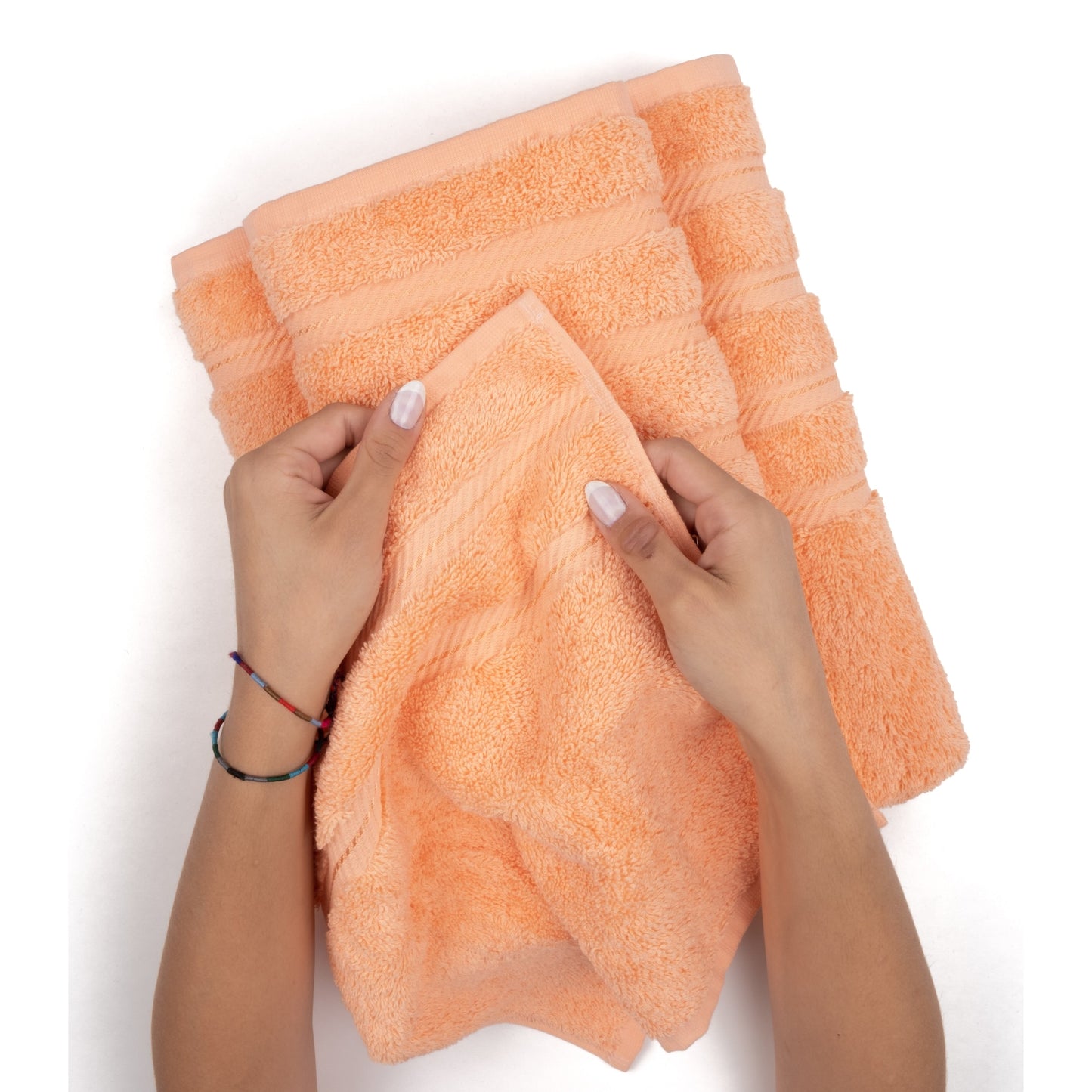 American Soft Linen 4-Piece Turkish Hand Towel Set