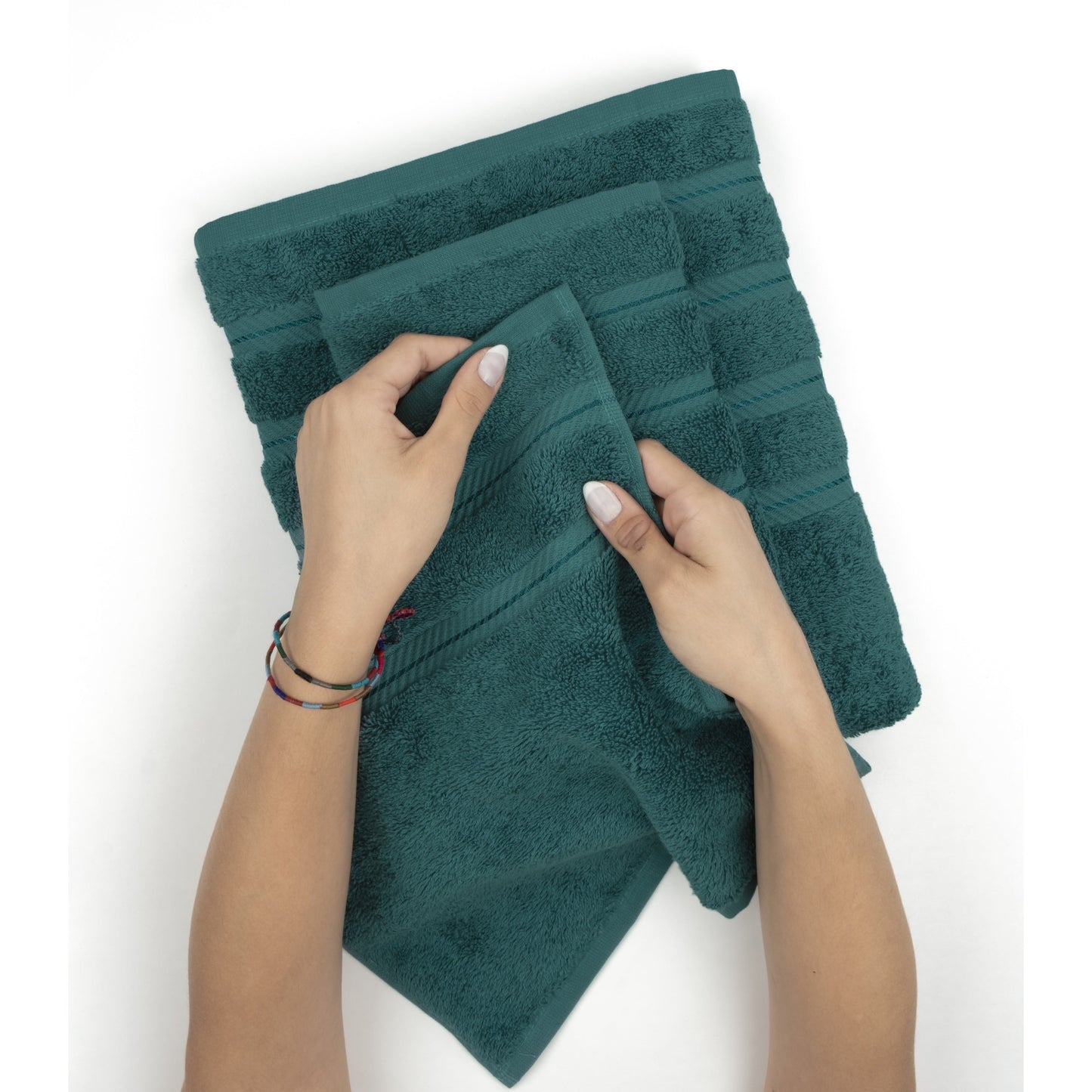 American Soft Linen 4-Piece Turkish Hand Towel Set