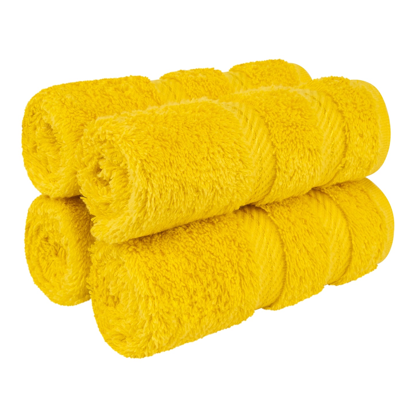 American Soft Linen Premium 100% Cotton 4-Piece Washcloth Set