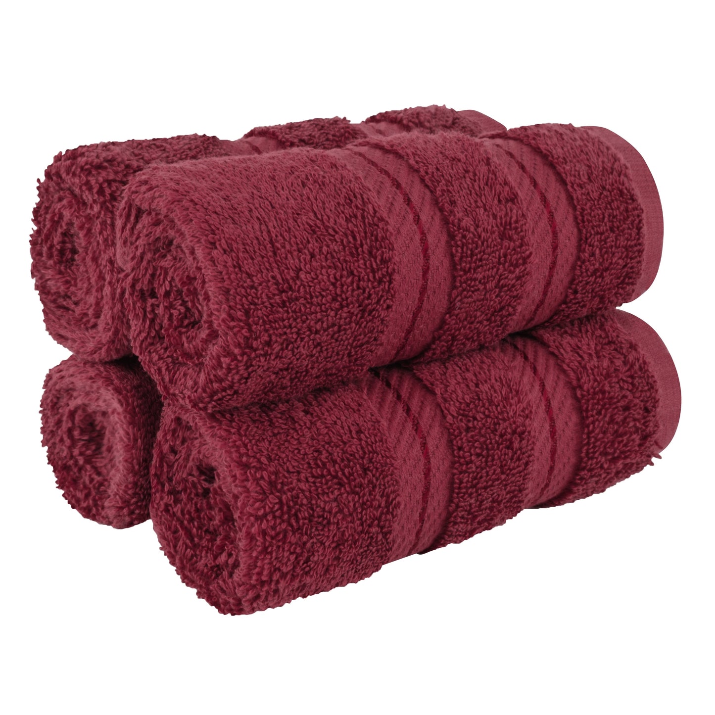 American Soft Linen Premium 100% Cotton 4-Piece Washcloth Set
