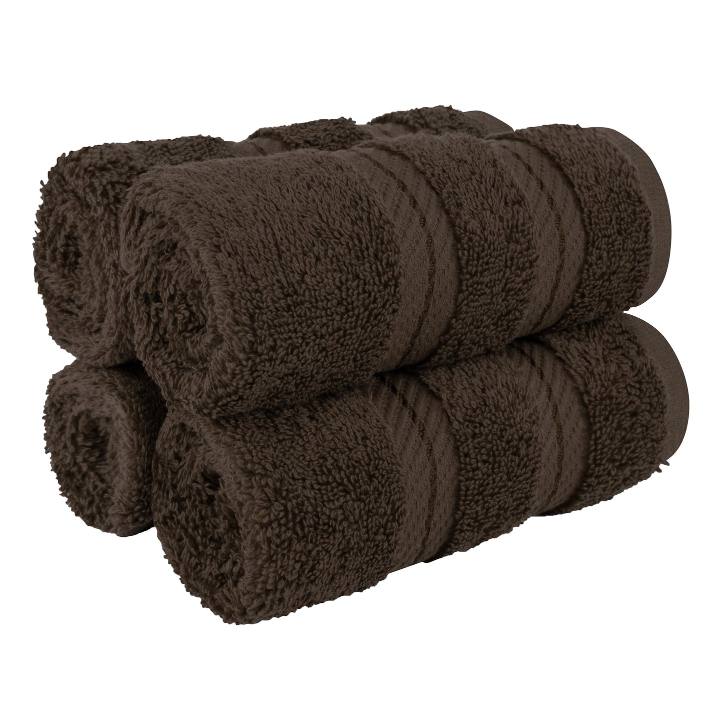 American Soft Linen Premium 100% Cotton 4-Piece Washcloth Set