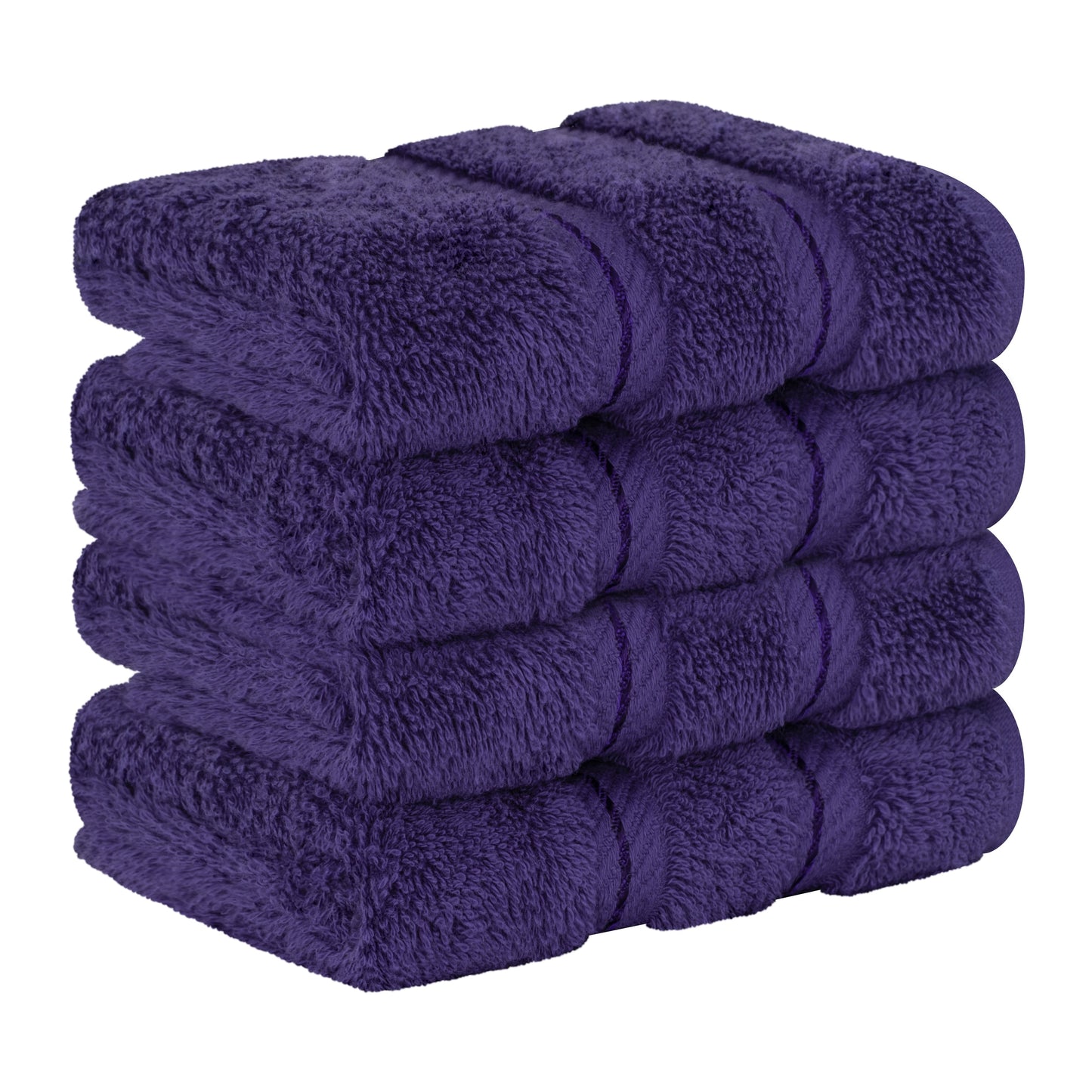 American Soft Linen Premium 100% Cotton 4-Piece Washcloth Set
