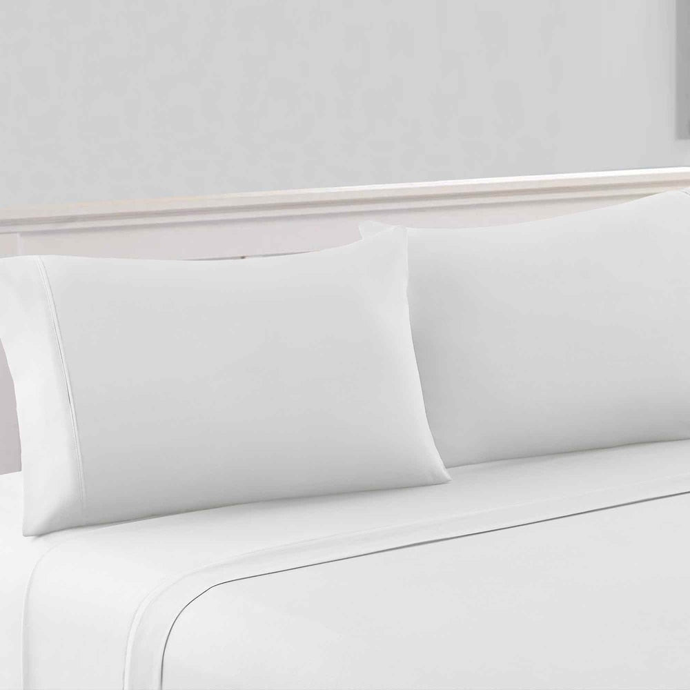 Modern Threads 1800 Series 100 GSM 4-Piece Solid Microfiber Bed Sheet Set