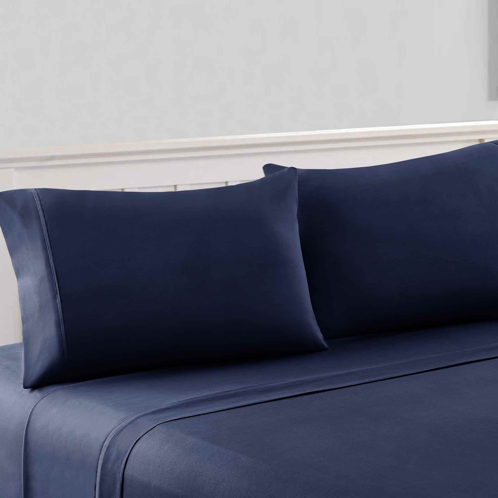 Modern Threads 1800 Series 100 GSM 4-Piece Solid Microfiber Bed Sheet Set