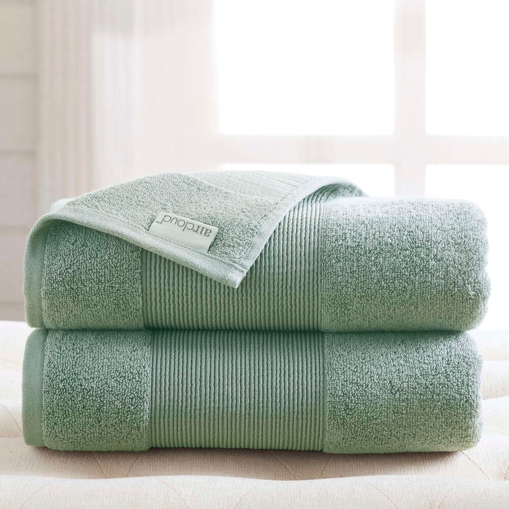 Modern Threads Air Cloud 2-Pack Oversized Bath Sheet Set