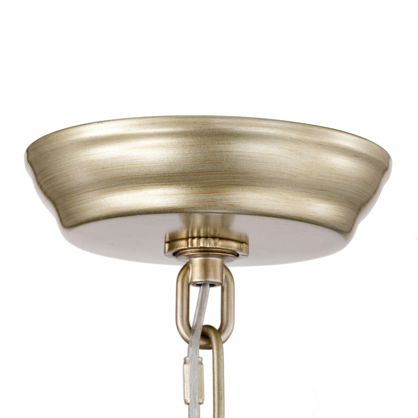 Anita Drum Shade Chandelier with Clear Glass Prism