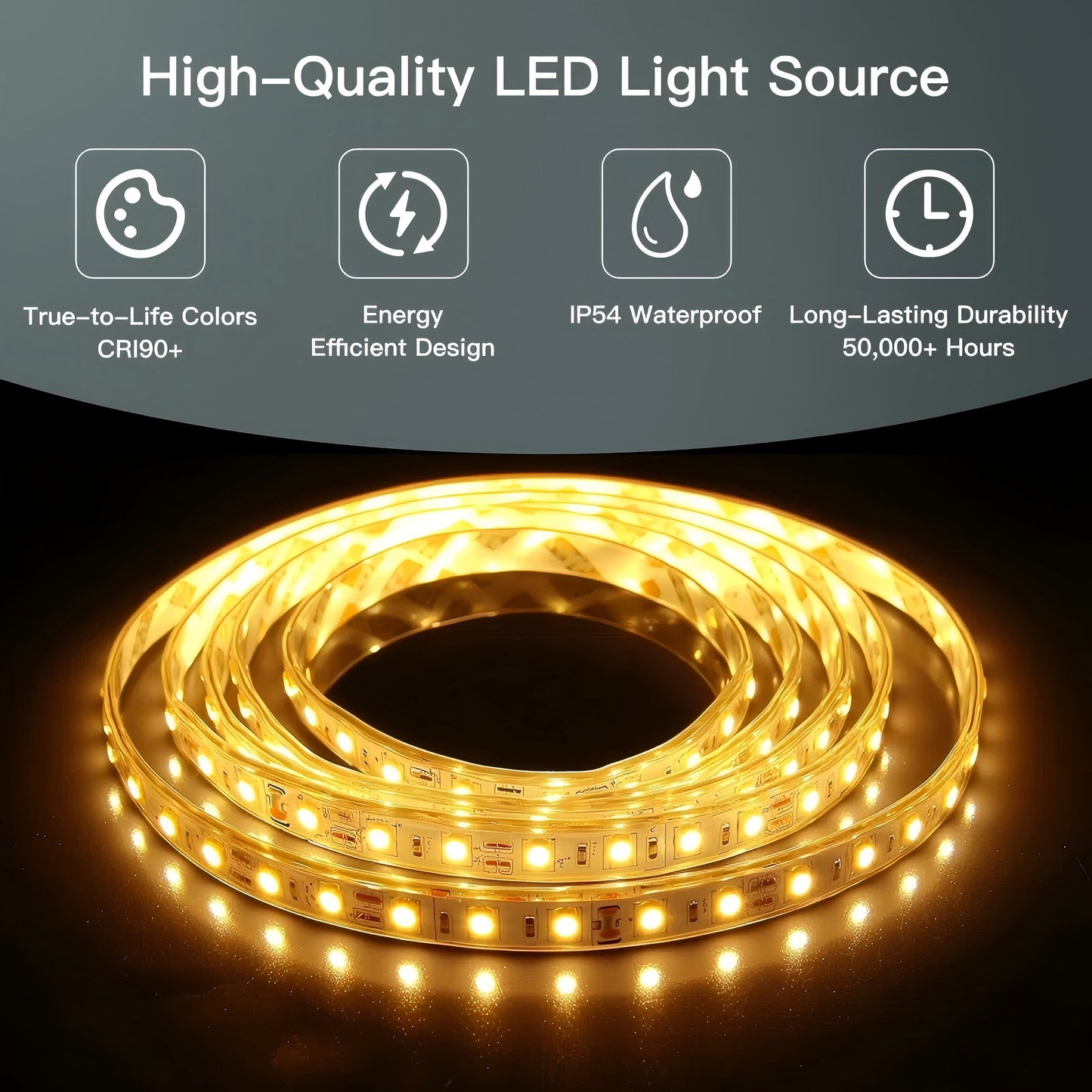Oval LED Lighted Anti-Fog Wall Bathroom Vanity Mirror