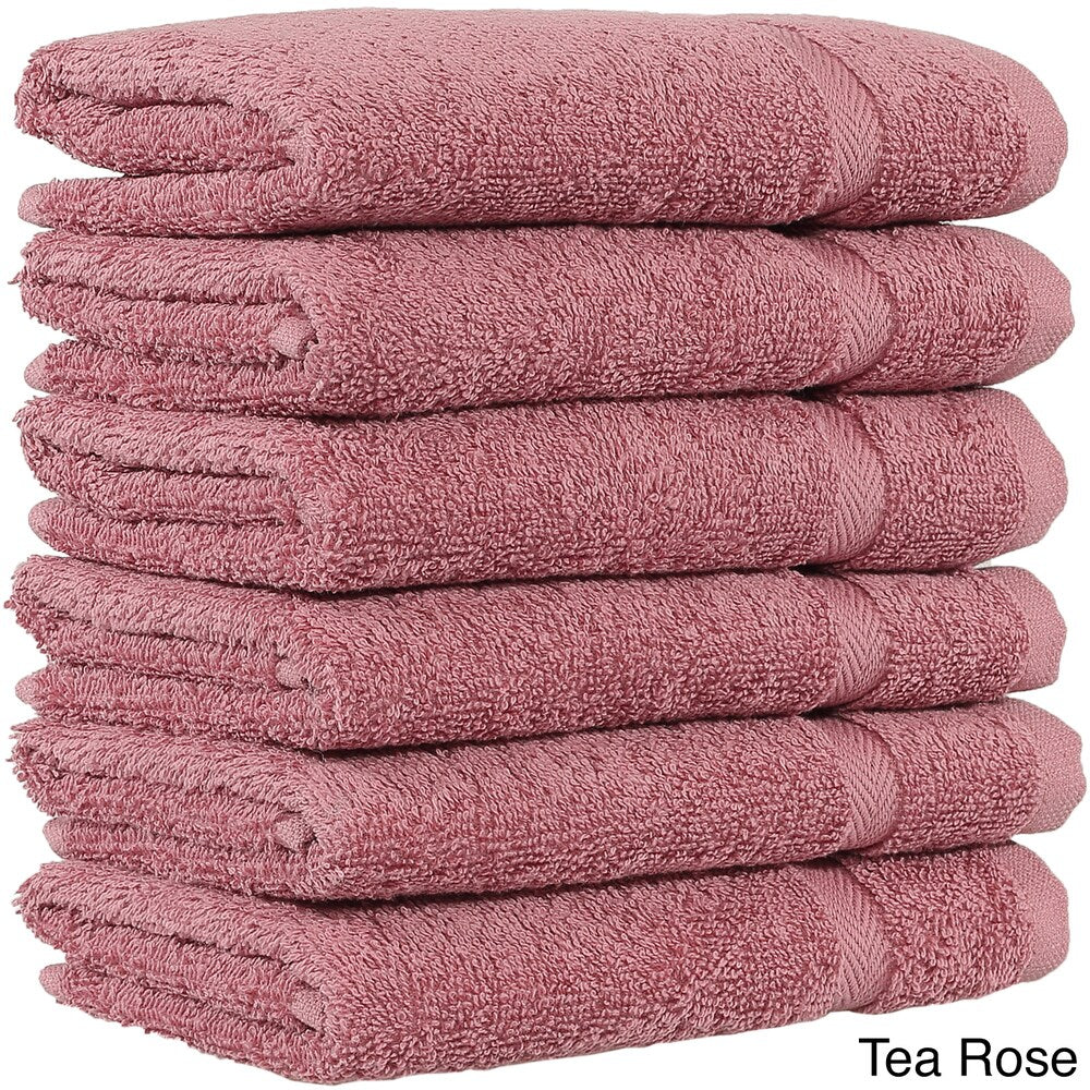 Authentic Hotel and Spa Omni Turkish Cotton Terry Washcloths (Set of 6)