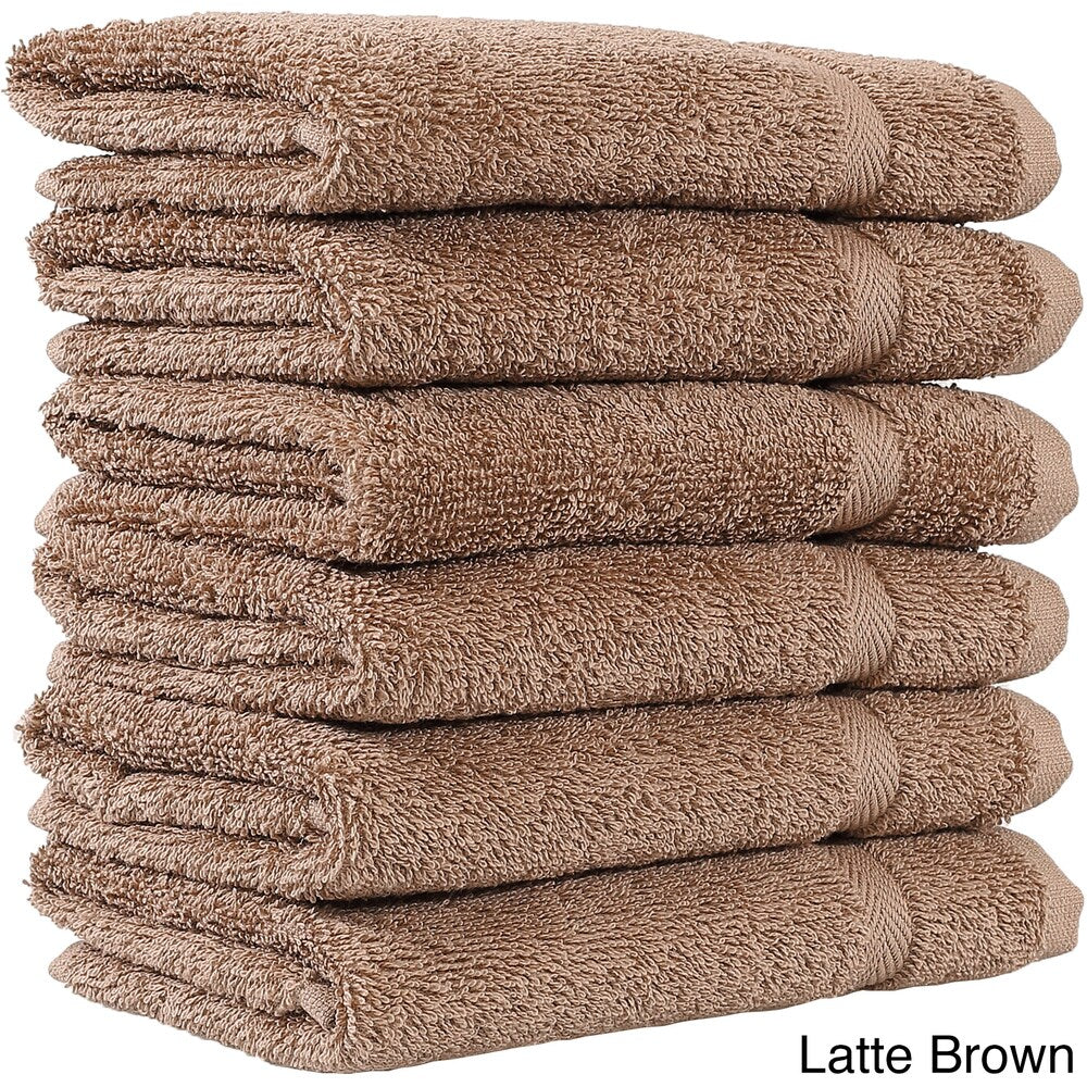 Authentic Hotel and Spa Omni Turkish Cotton Terry Washcloths (Set of 6)