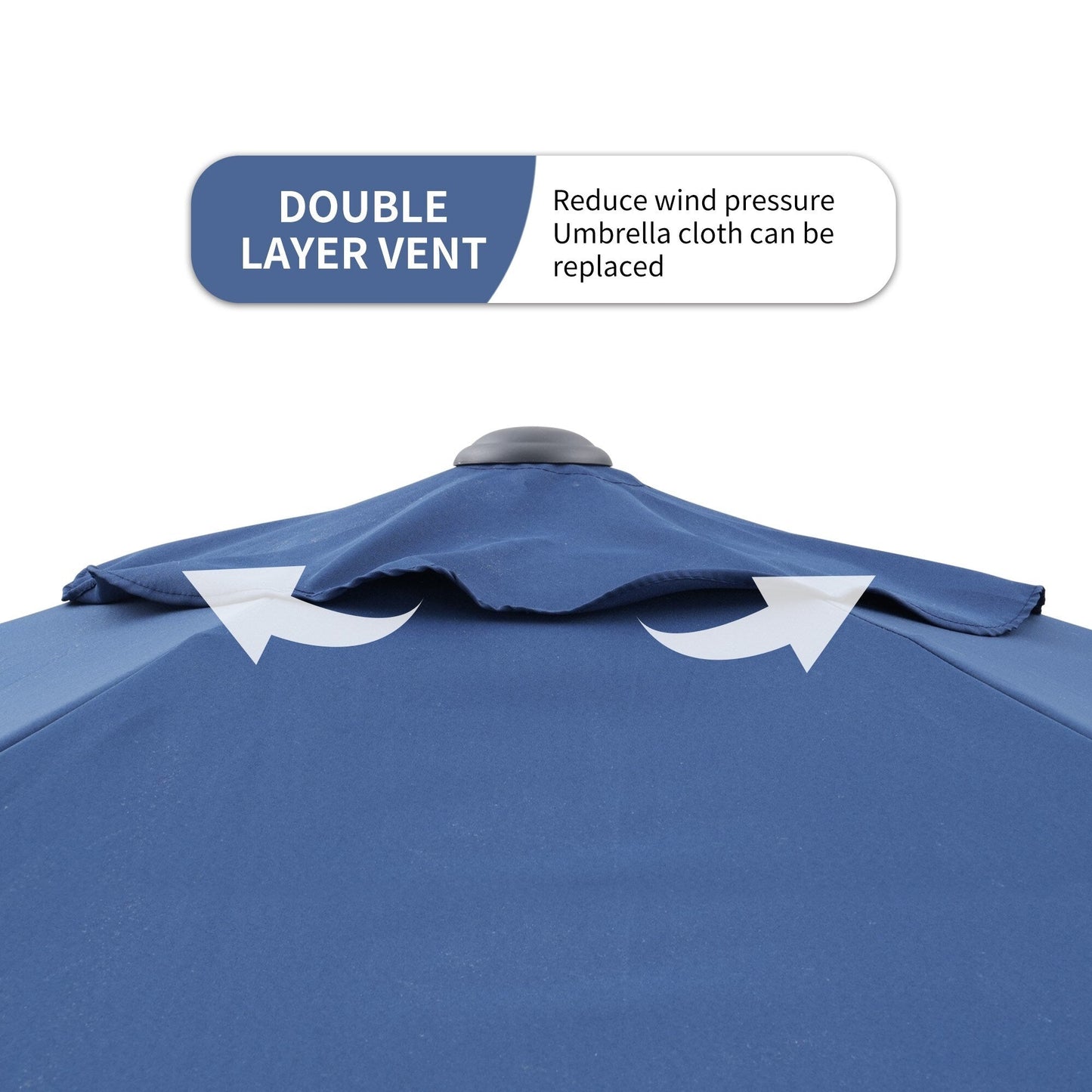 Autlaycil 7.5FT Patio Umbrella with Tilt and Crank