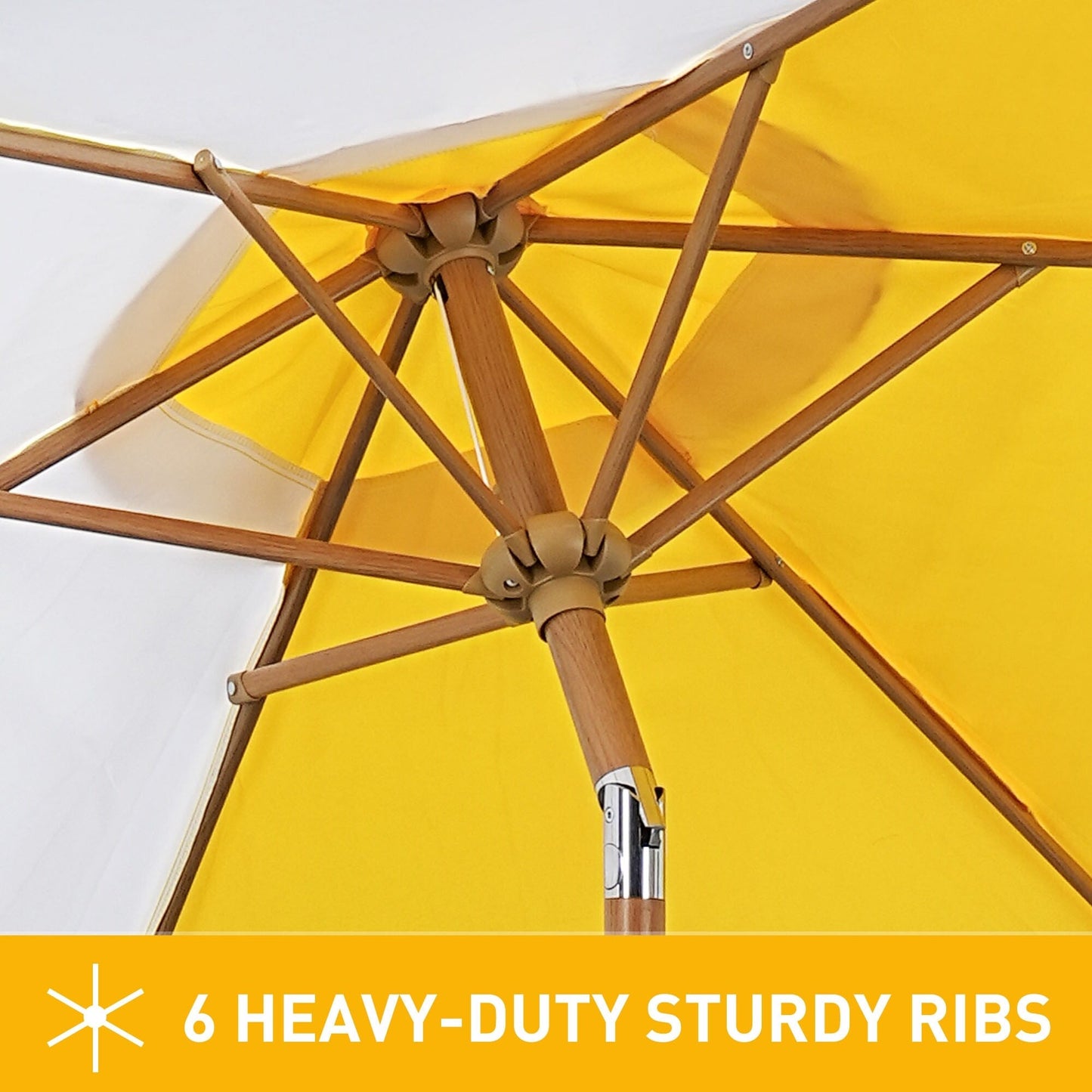 Autlaycil 7.5FT Patio Umbrella with Tilt and Crank