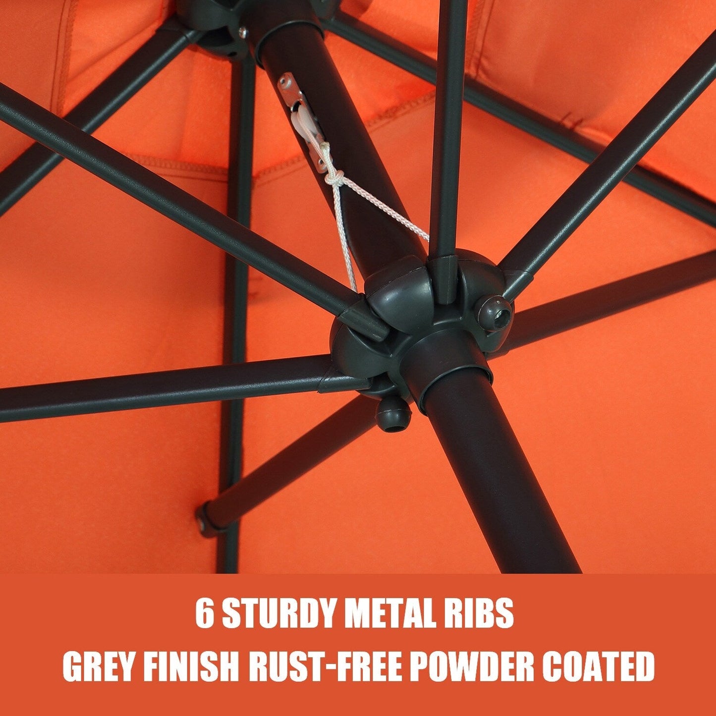 Autlaycil 7.5FT Patio Umbrella with Tilt and Crank