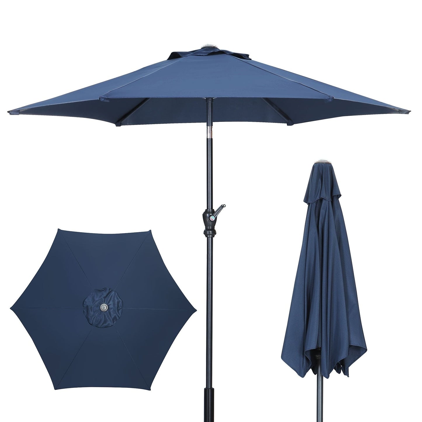 Autlaycil 7.5FT Patio Umbrella with Tilt and Crank