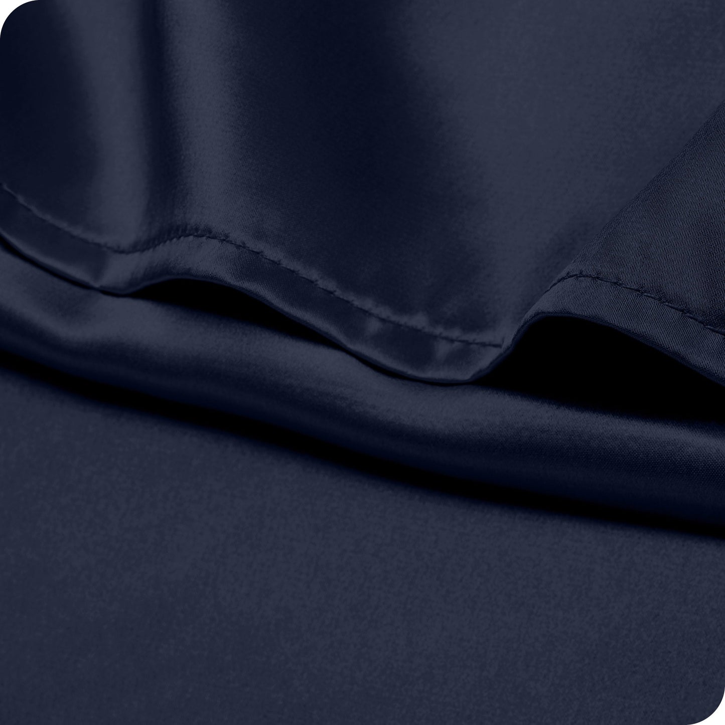 Bare Home Poly Satin Pillowcase Set for Hair and Skin (Set of 2)