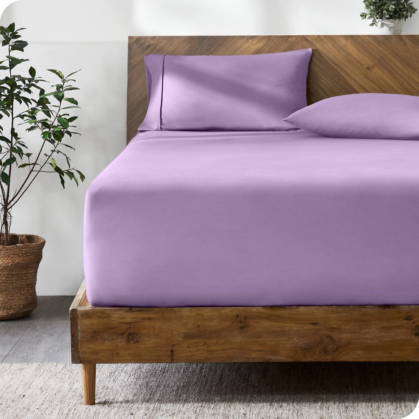 Bare Home Ultra-Soft Microfiber 22 Inch Extra Deep Pocket Fitted Sheet