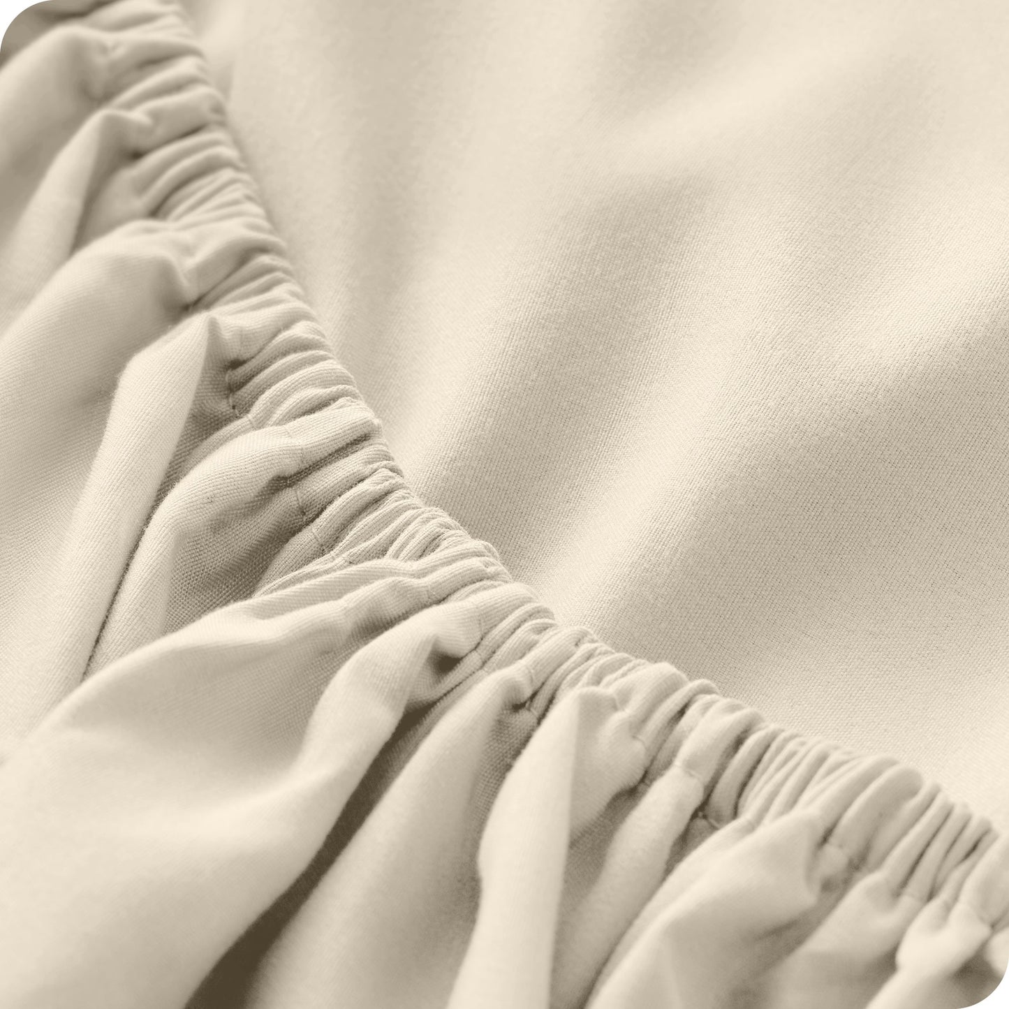 Bare Home Ultra-Soft Microfiber 22 Inch Extra Deep Pocket Fitted Sheet