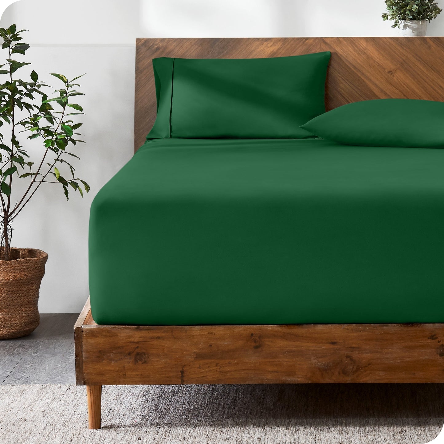 Bare Home Ultra-Soft Microfiber 22 Inch Extra Deep Pocket Fitted Sheet