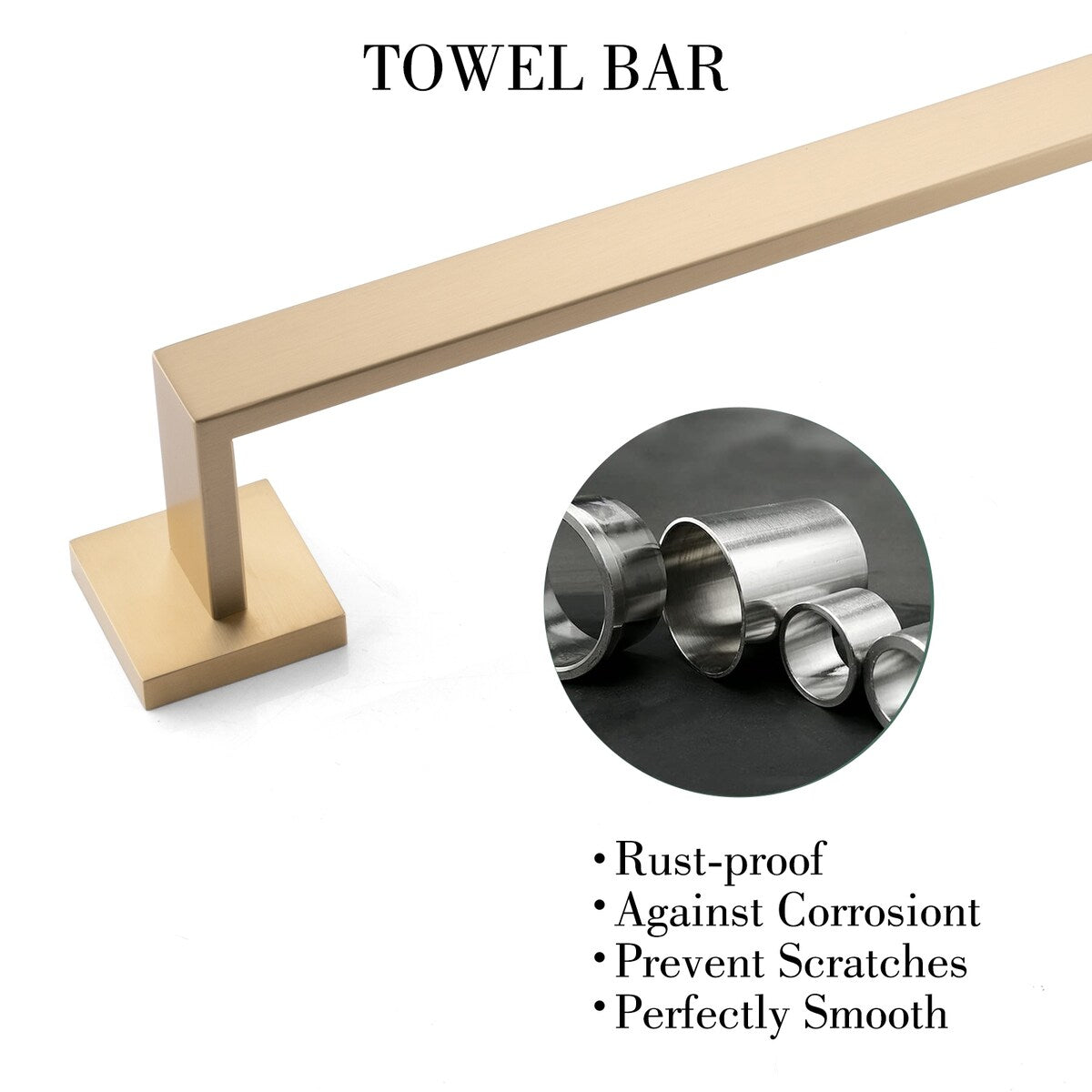 Bathlet 5-Piece Bath Hardware Set in Stainless Steel