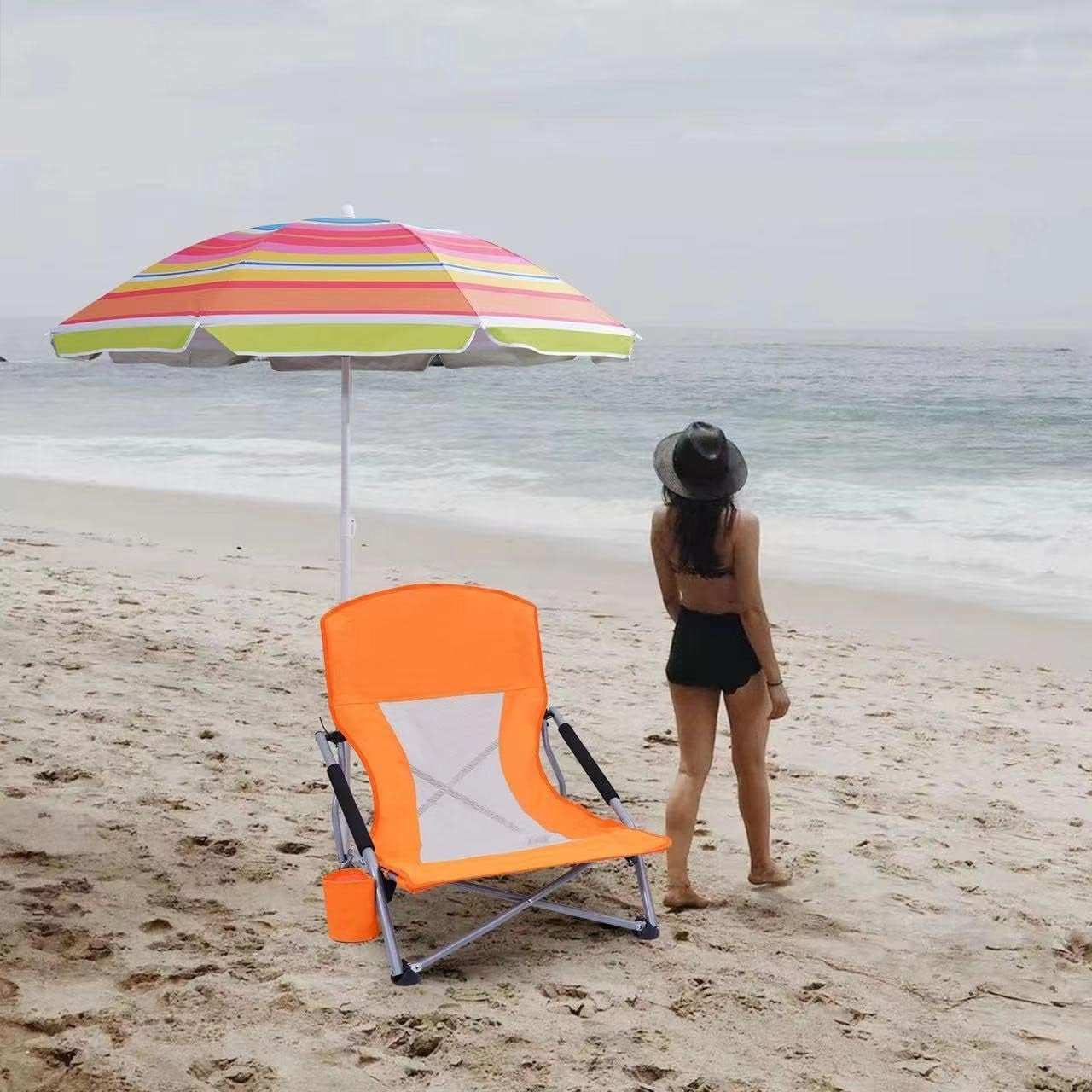 Beach Chair, Beach Chair and Umbrella, Folding Beach Chair, Beach Chairs for Adults