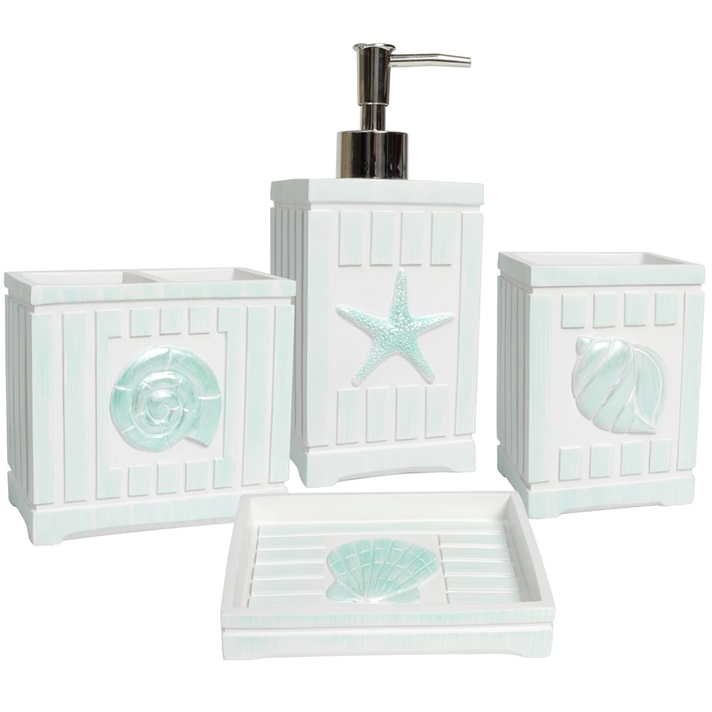 Beach Shells Handcrafted Bathroom Accessories