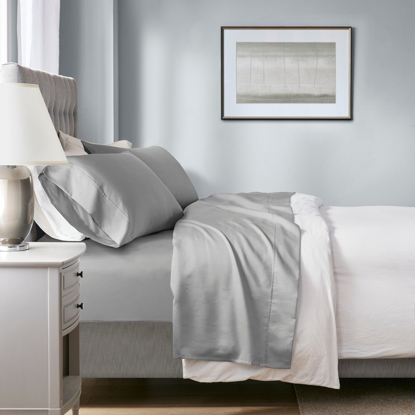 Beautyrest 1000 Thread Count Cotton Blend Cooling 4 PC Sheet Set