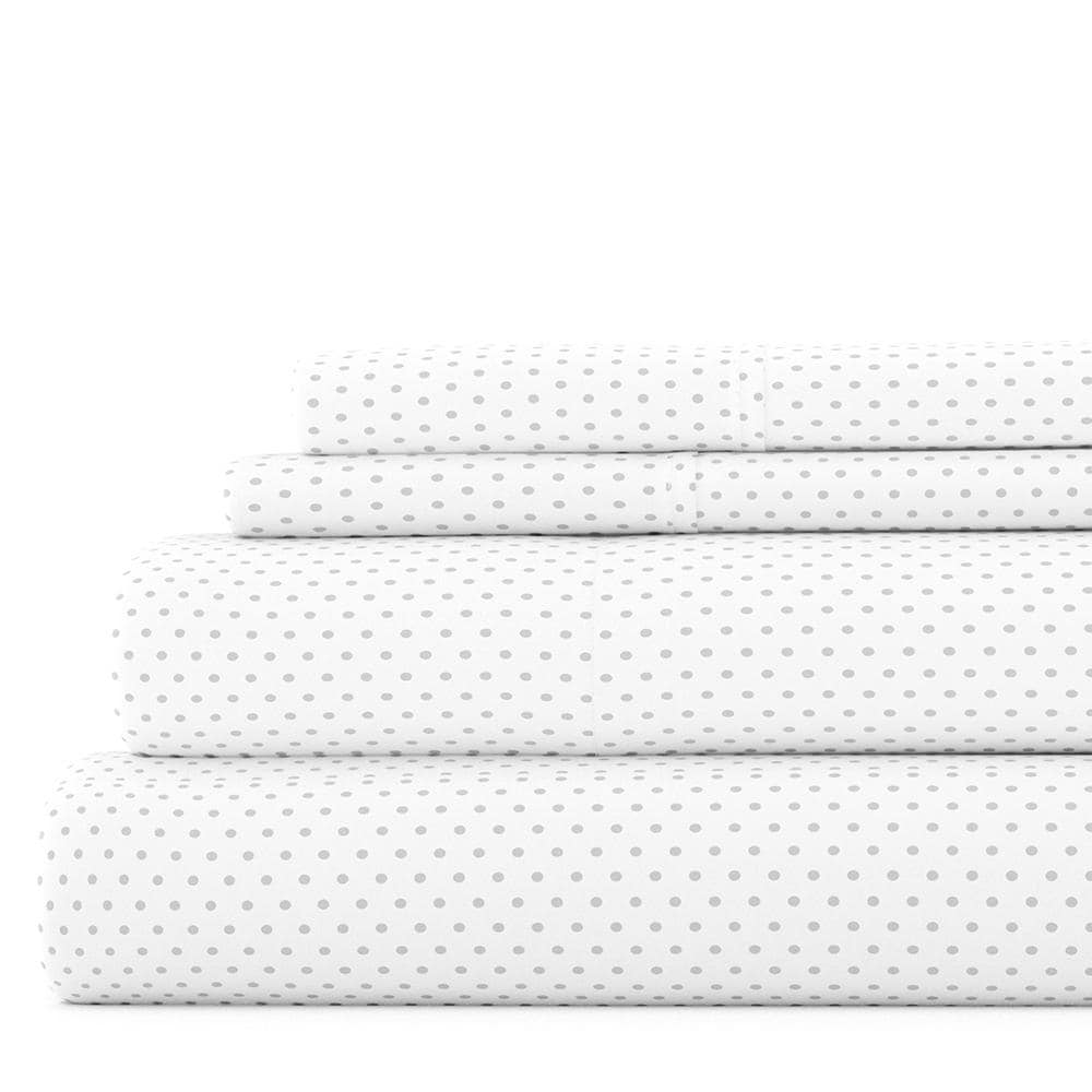 Becky Cameron Double Brushed Printed 4pc Deep Pocket Bedsheet Sets