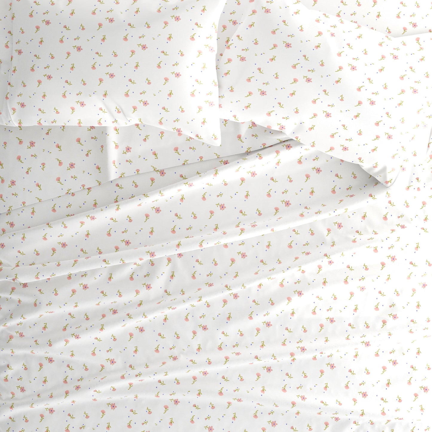 Becky Cameron Double Brushed Printed 4pc Deep Pocket Bedsheet Sets