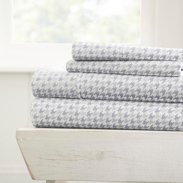 Becky Cameron Ultra Soft Printed 4-piece Deep Pocket Bed Sheet Set