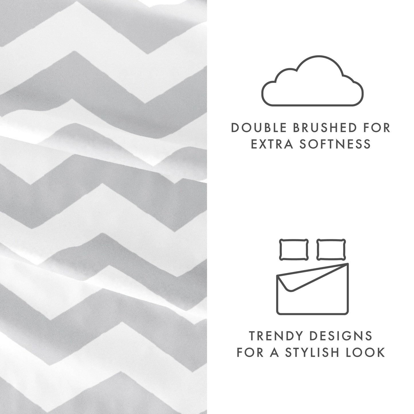 Becky Cameron Ultra Soft Printed 4 Piece Deep Pocket Bed Sheet Set