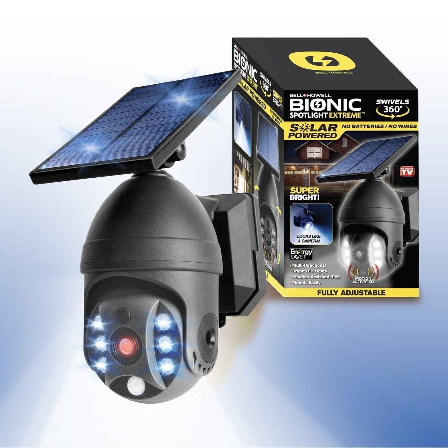Bell + Howell Bionic Spotlight Extreme Motion Sensor Outdoor Solar Light
