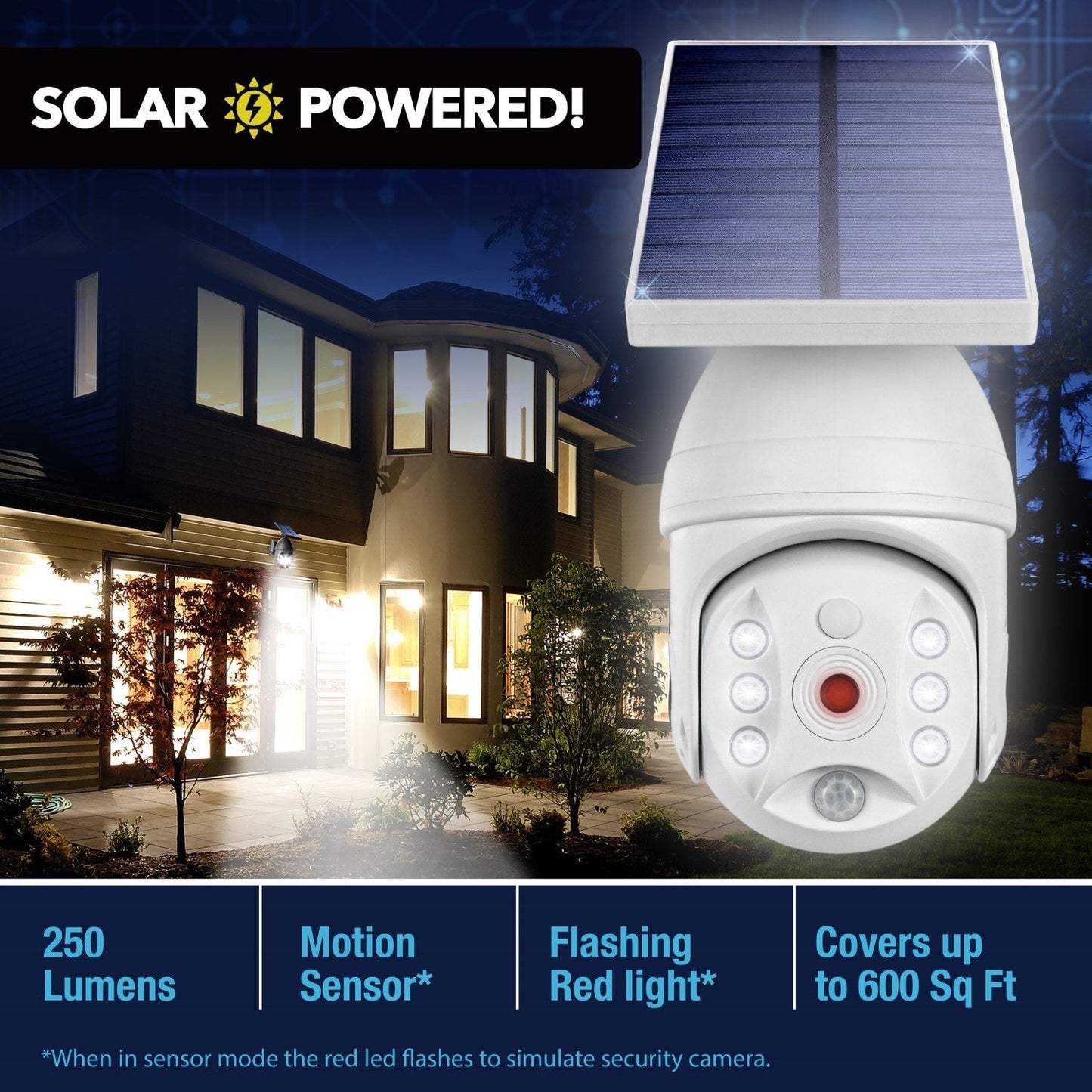 Bell + Howell Bionic Spotlight Extreme Motion Sensor Outdoor Solar Light
