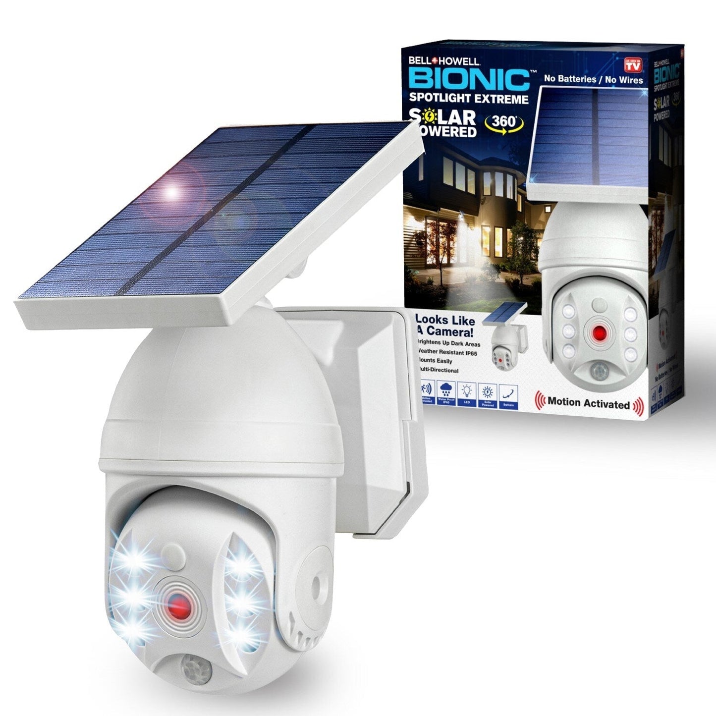 Bell + Howell Bionic Spotlight Extreme Motion Sensor Outdoor Solar Light