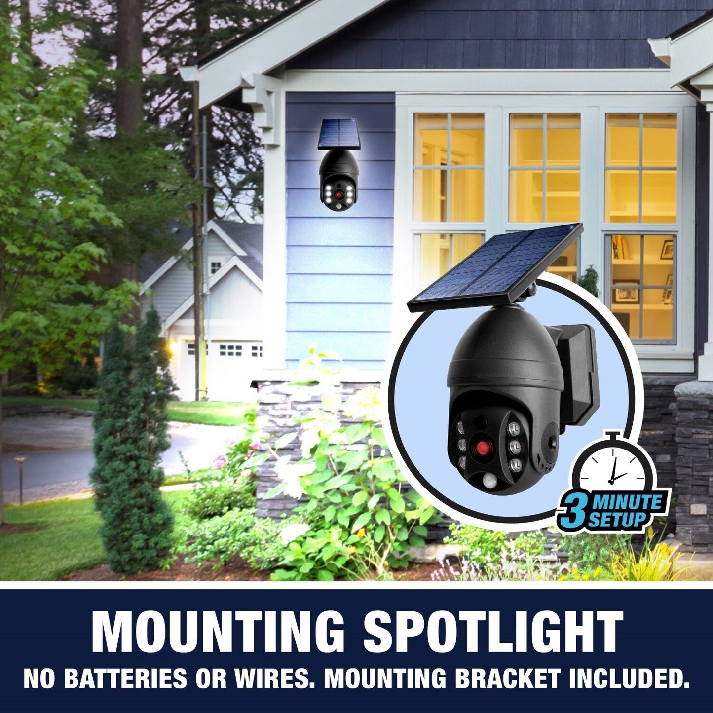 Bell + Howell Bionic Spotlight Extreme Motion Sensor Outdoor Solar Light