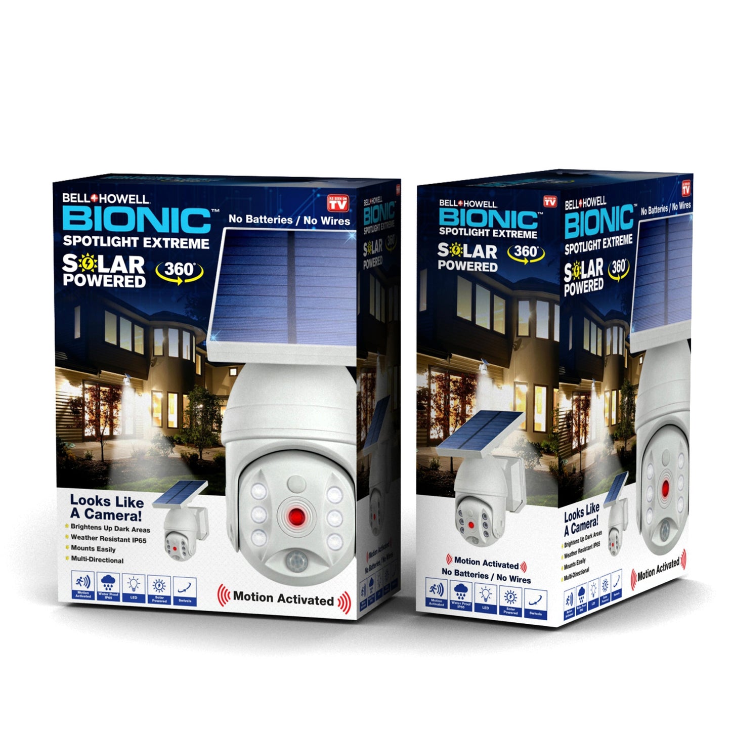 Bell + Howell Bionic Spotlight Extreme Motion Sensor Outdoor Solar Light