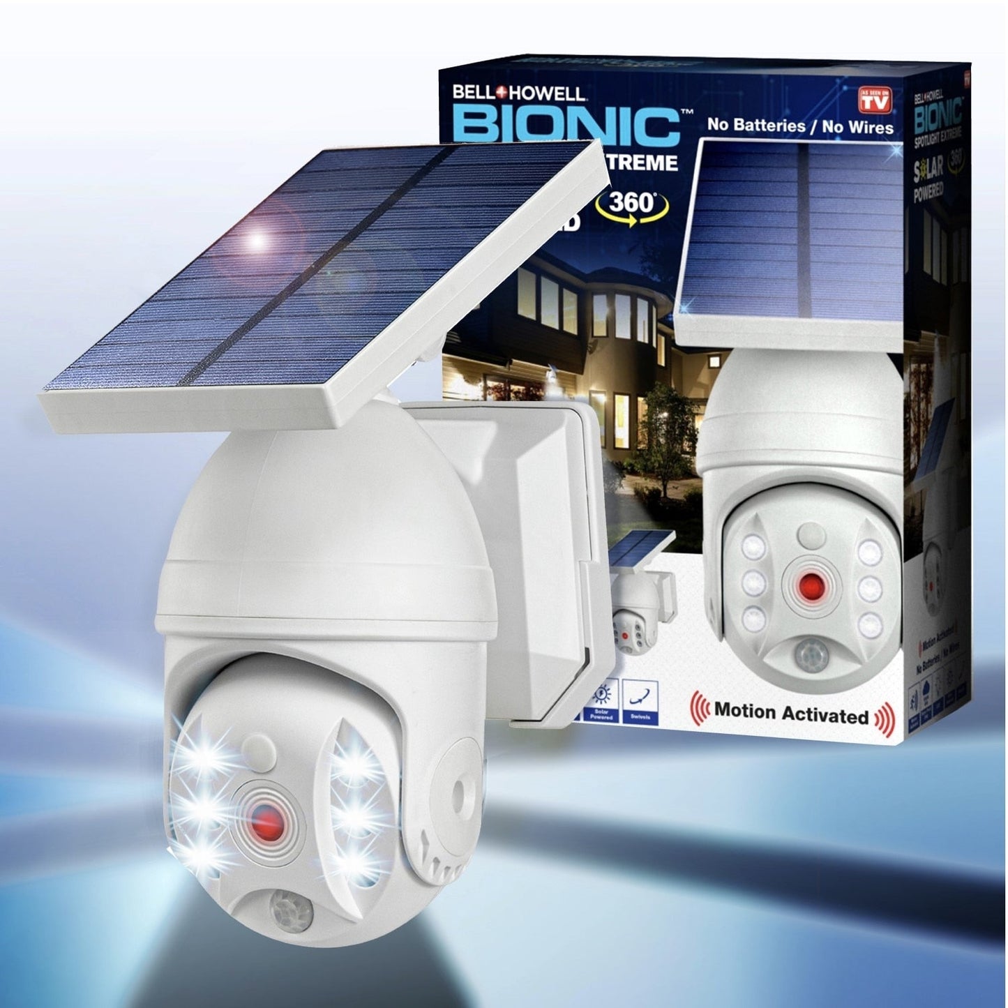 Bell + Howell Bionic Spotlight Extreme Motion Sensor Outdoor Solar Light