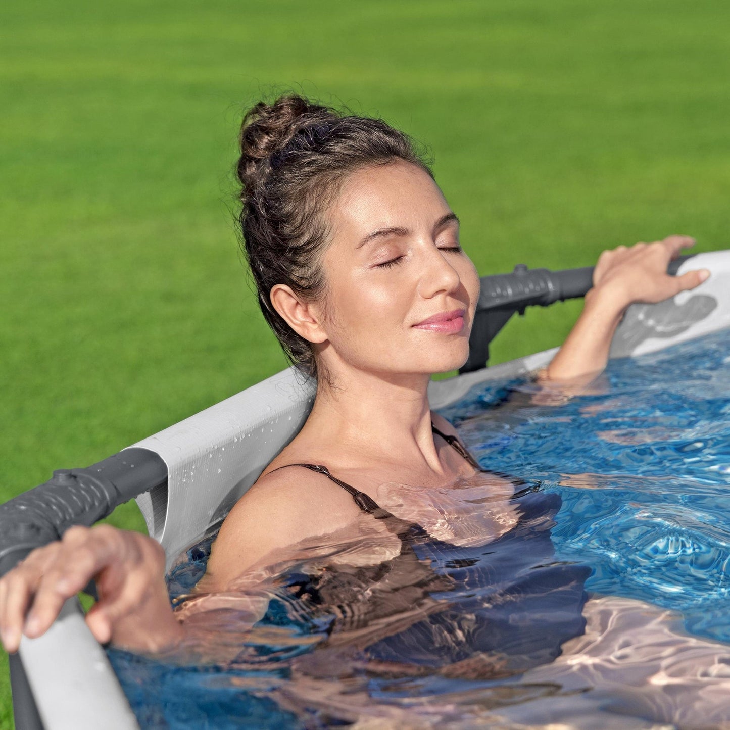 Bestway Steel Pro MAX 10'x30 Round Above Ground Outdoor Swimming Pool with Pump - 10ft. X 30in.