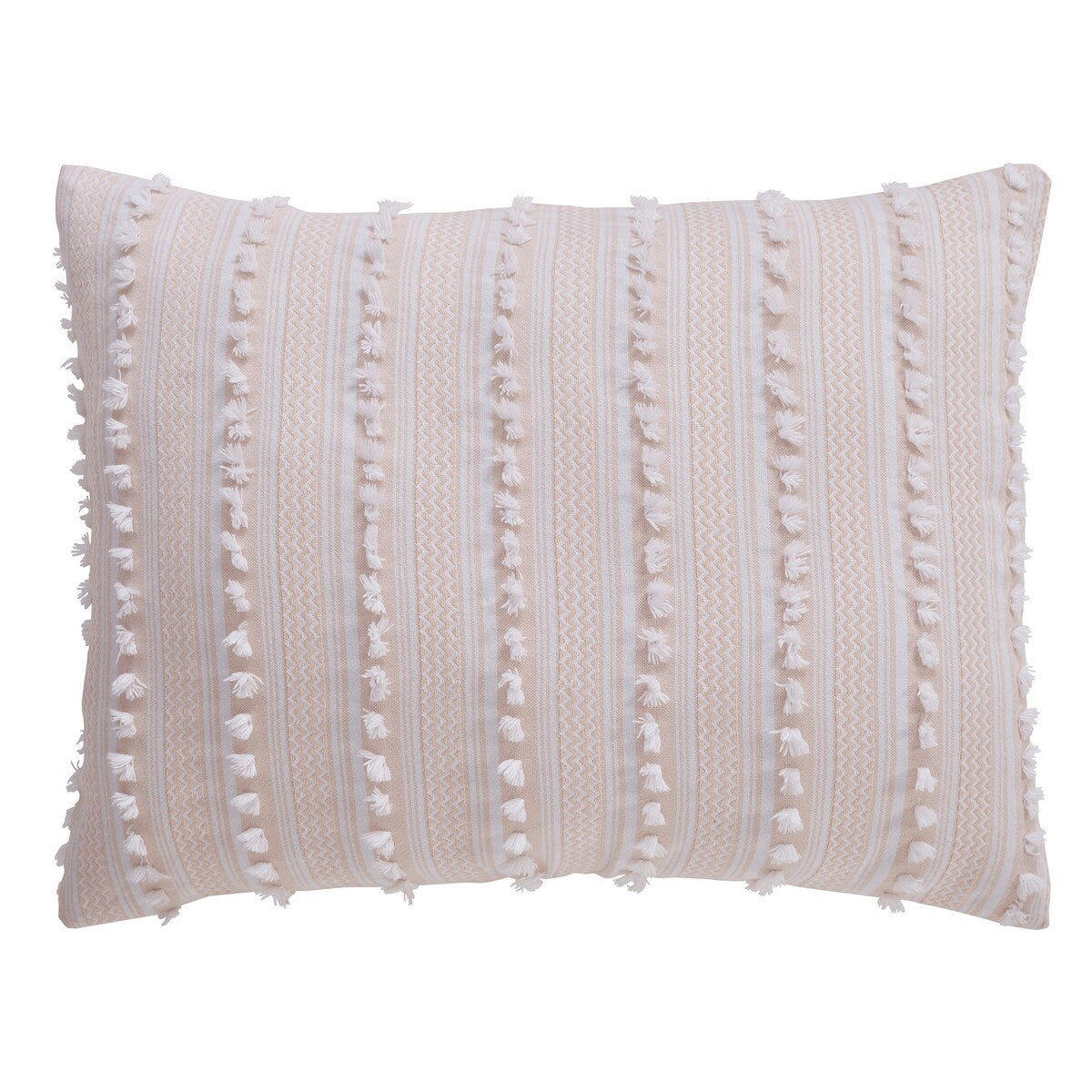 Better Trends Angelique Comforter Set 100% Cotton Tufted Soft Plush Chenille Elegant Stripes Machine Washable & Tumble Dry