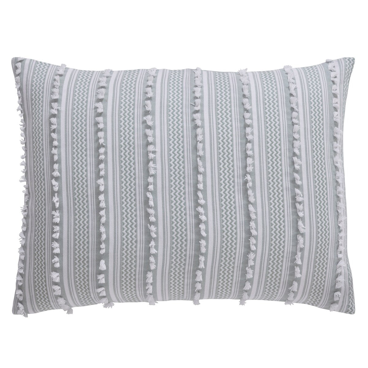 Better Trends Angelique Comforter Set 100% Cotton Tufted Soft Plush Chenille Elegant Stripes Machine Washable & Tumble Dry