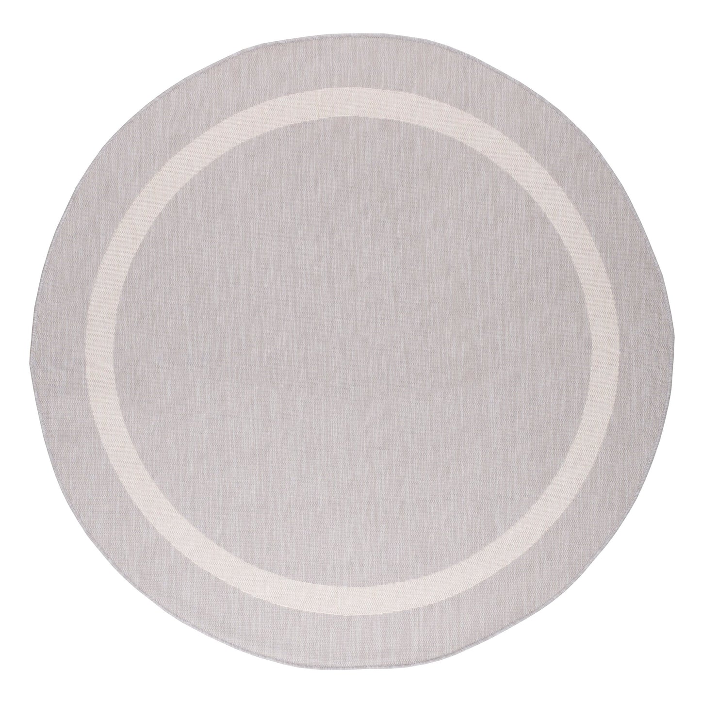Beverly Rug Modern Bordered Indoor Outdoor Rug, Outside Carpet for Patio, Deck, Porch