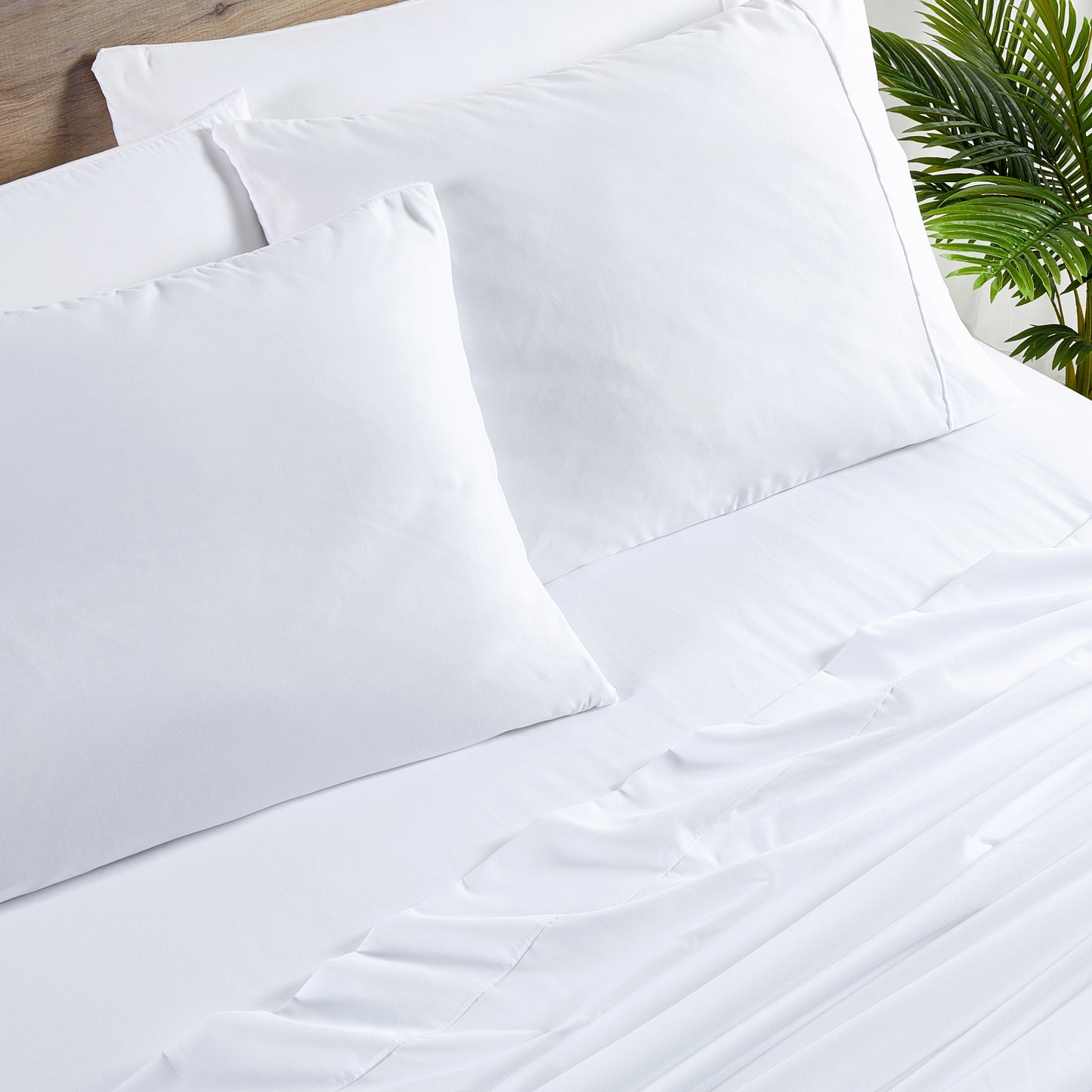 Bibb Home 2000 Count 6-Piece Rayon from Bamboo Sheet Set