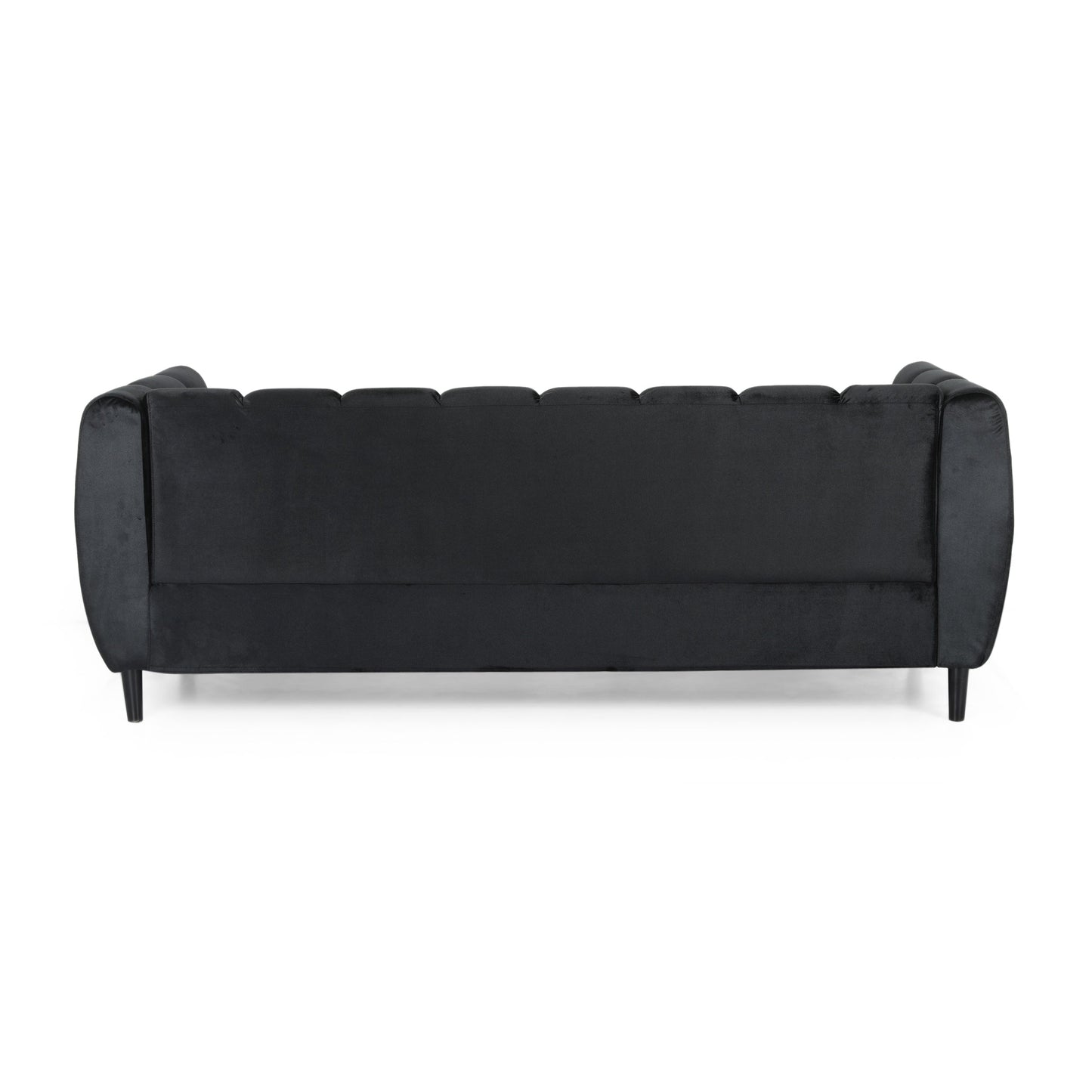 Canapé 3 places en velours moderne Bobran par Christopher Knight Home - 30,00 P x 83,25 L x 30,25 H