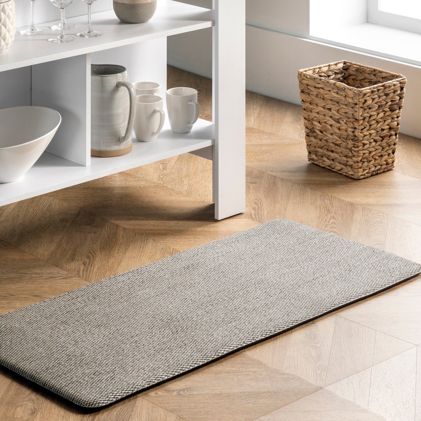Nuloom Casual Braided Anti Fatigue Kitchen or Laundry Room Comfort Mat