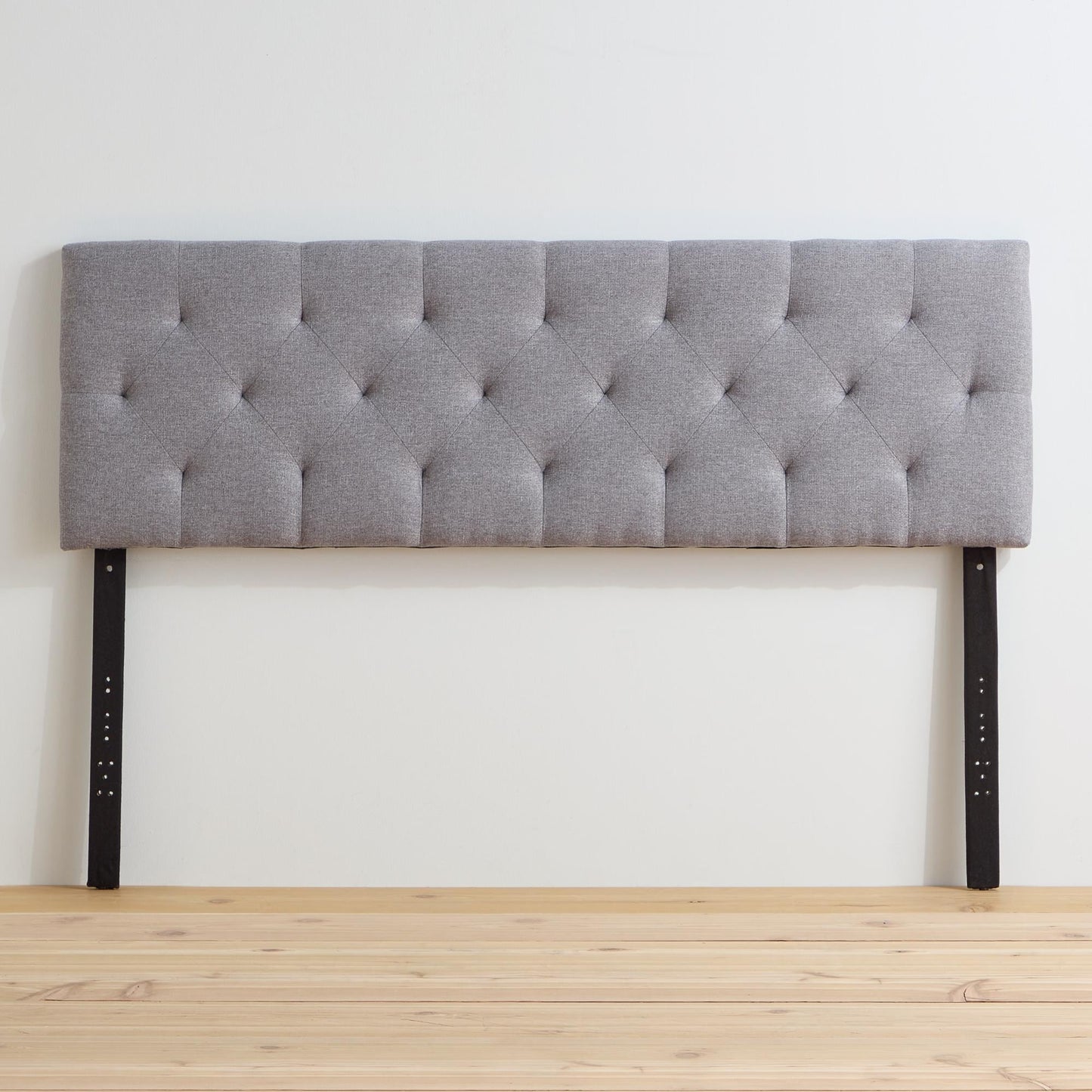 Brookside Kaylee Adjustable Square & Diamond Tufted Upholstered Headboard