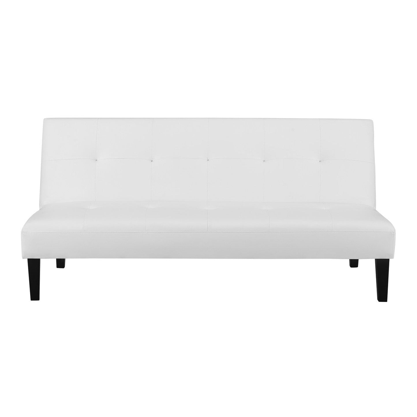 Collection ultime de canapés futons : canapé futon avec accoudoirs et porte-gobelets, canapé capitonné à boutons avec pieds en bois