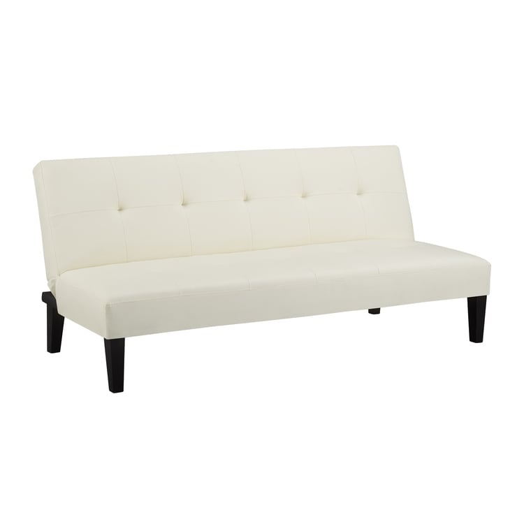 Collection ultime de canapés futons : canapé futon avec accoudoirs et porte-gobelets, canapé capitonné à boutons avec pieds en bois