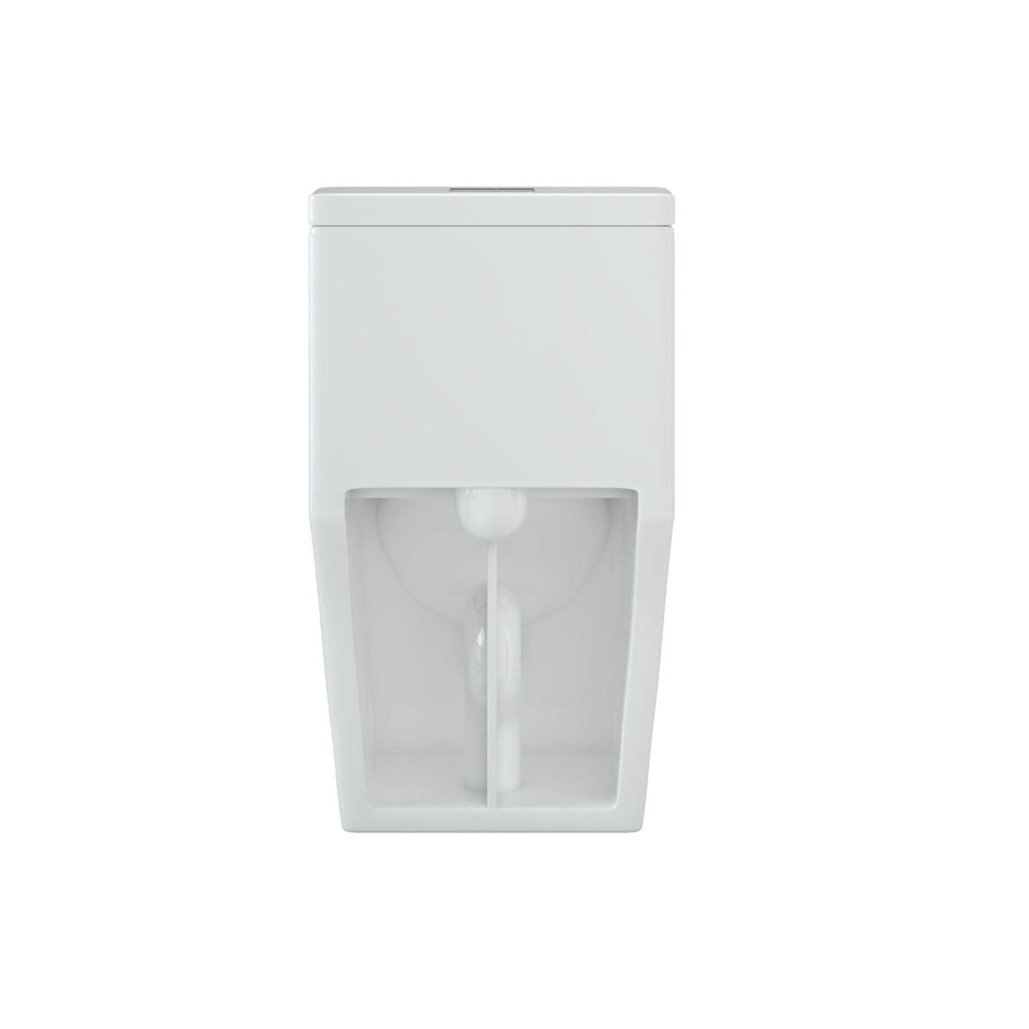 CB HOME 24'' Small Compact One Piece Toilet, Dual Flush Modern Siphon Short Toilet with Soft Closing Seat,16.5''Comfort Height