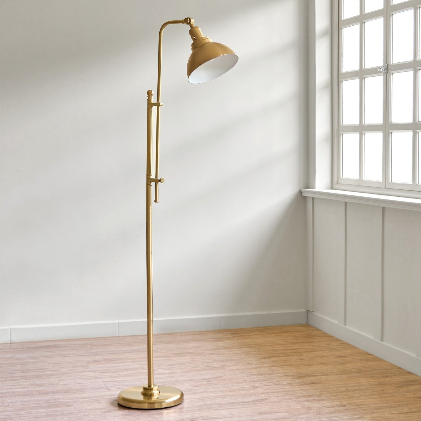 CO-Z 65 Rustic Pharmacy Task Floor Lamp with Adjustable Metal Shade