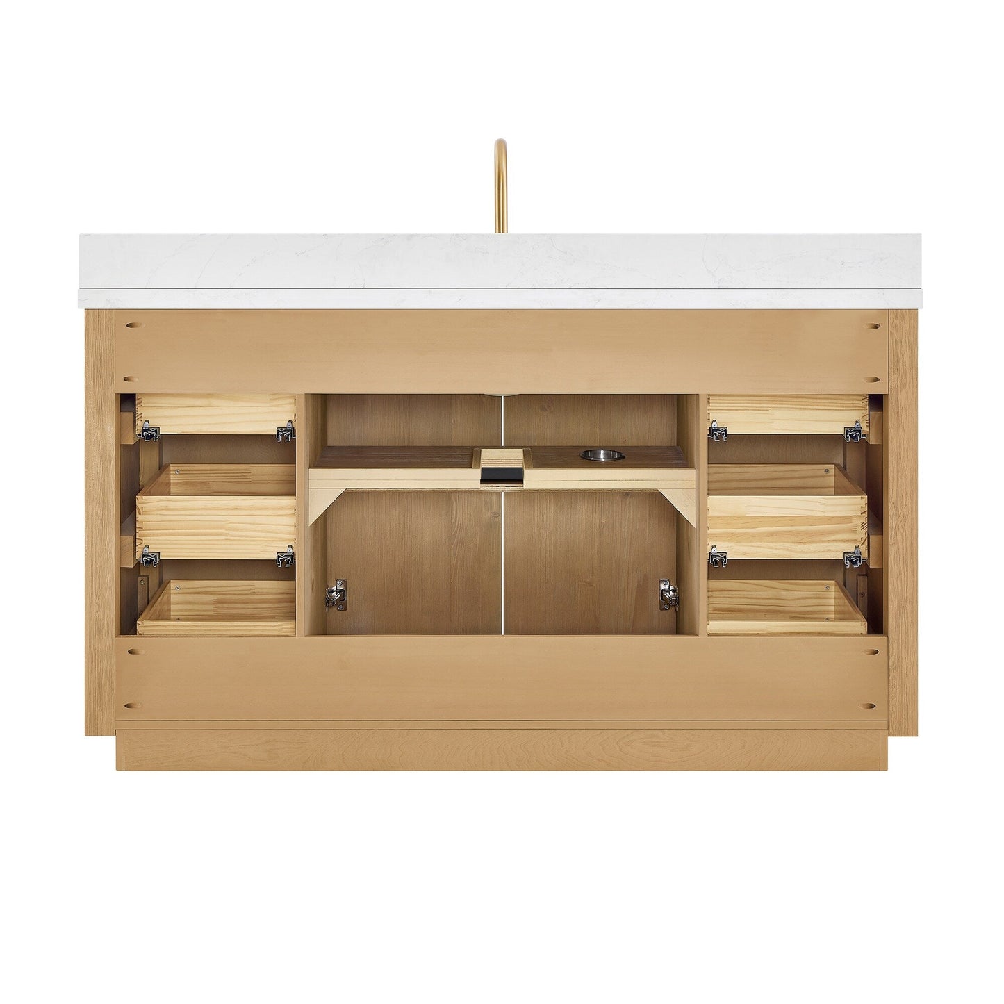 Cadiz Bath Vanity with Composite Stone Top without Mirror