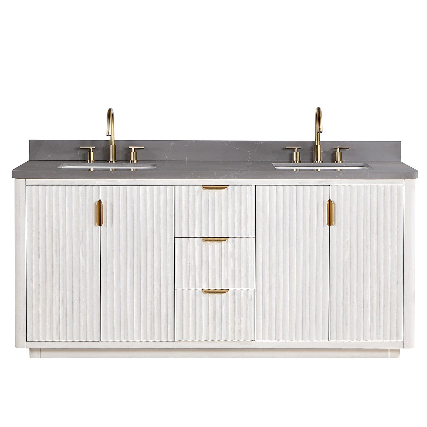 Cadiz Bath Vanity with Composite Stone Top without Mirror